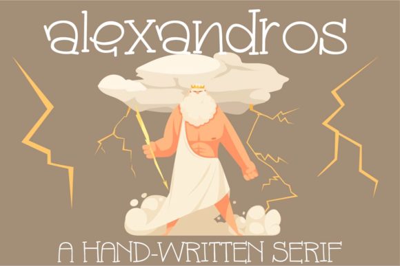 Alexandros: A Handwritten Font That Elevates Your Craft