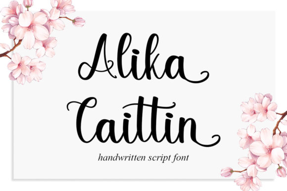 Alika Caitlin: The Timeless Script Font for Eye-Catching Campaigns