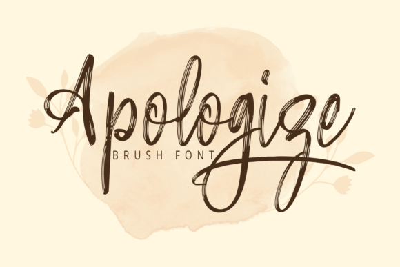 Apologize: A Handwritten Font for Editorial Design