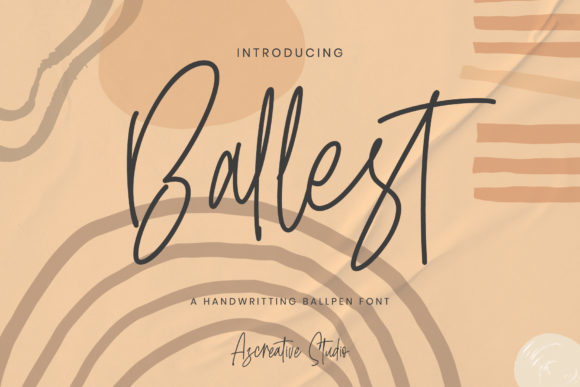 Ballest – A Handwritten Font for Modern Web Design