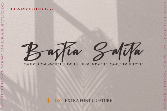 Bastia Salita: A Script Font for Modern Web Design