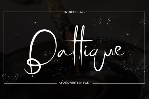 Battique: A Handwritten Font for Thoughtful Editorial Design