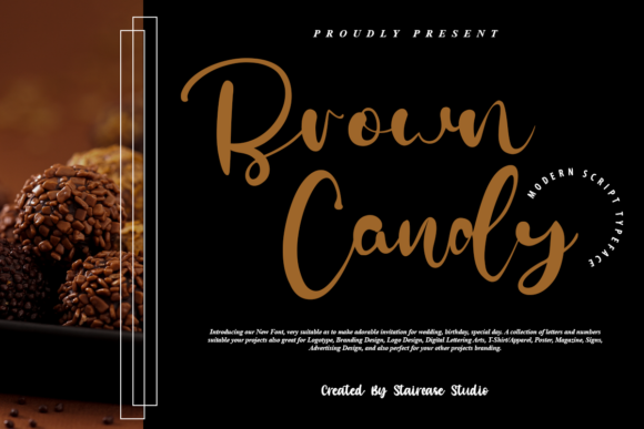 Brown Candy: A Modern Script Font for Web Design