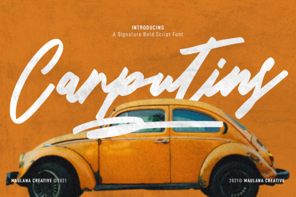 Carputins Signature: A Casual Script Font for Modern Branding