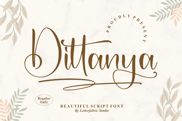 Dittanya: A Luxurious Handwritten Font for Branding