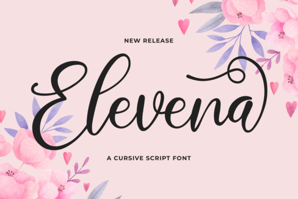 Elevena: A Handwritten Font That Elevates Handmade Creations