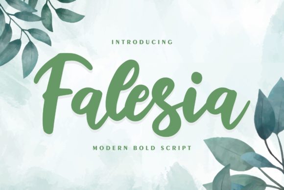 Falesia: A Bold Handwritten Font for Digital Branding