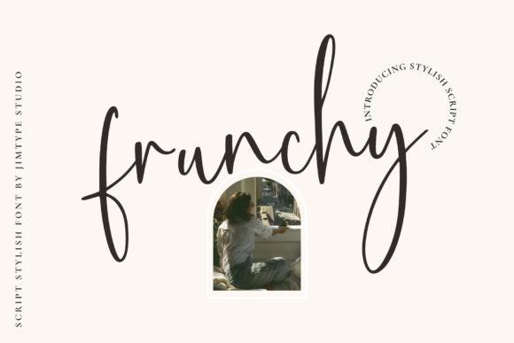 Frunchy: A Modern Script Font for Creative Branding