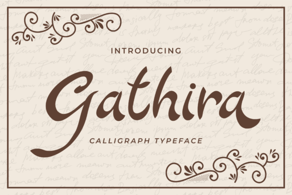 Gathira Font for Modern Marketing and Design