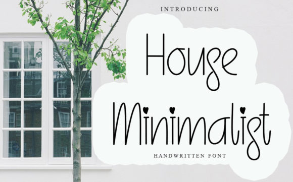 House Minimalist: A Contemporary Script Font for Editorial Design