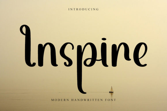 Inspire Script Font Review for Design Projects