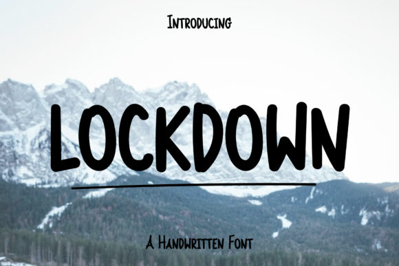 Lockdown Font for Web Design Projects