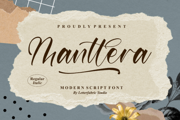 Manttera: A Handwritten Font for Thoughtful Typography