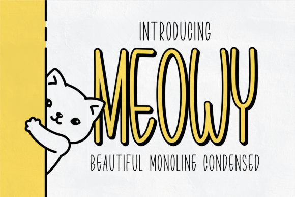 Meowy: A Handwritten Font That Adds Personality to Branding Projects