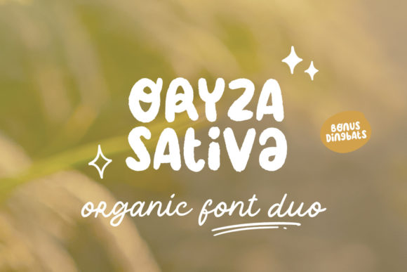 Oryza Sativa: A Handwritten Font for Thoughtful Editorial Design