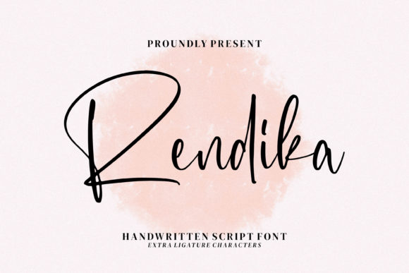 Rendika: A Handwritten Font for Editorial Design