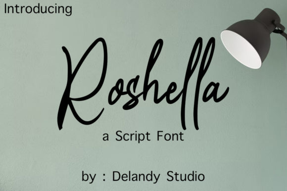 Roshella: A Handwritten Font for Web Design