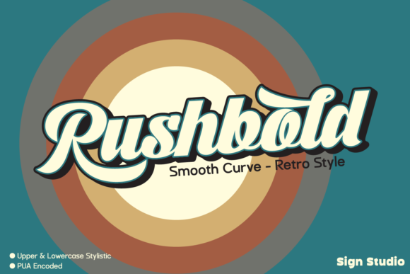 Rushbold: A Bold Handwritten Font for Craft Projects