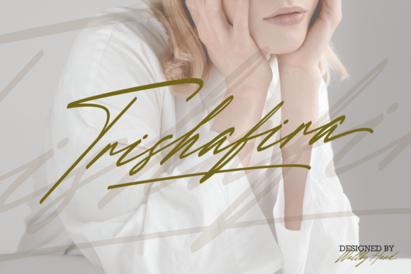 Trishafira: The Script Font That Elevates Campaign Design