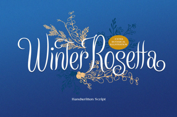 Winter Rosetta: A Script Font That Elevates Branding